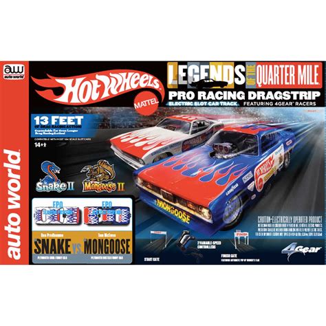 Hot Wheels Slot Drag Set 13 Auto World Rdzsrs334 Hot Wheels Slot