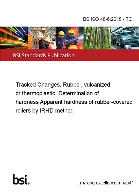 Bs Iso 48 62018 Tc Tracked Changes Rubber Vulcanized Or