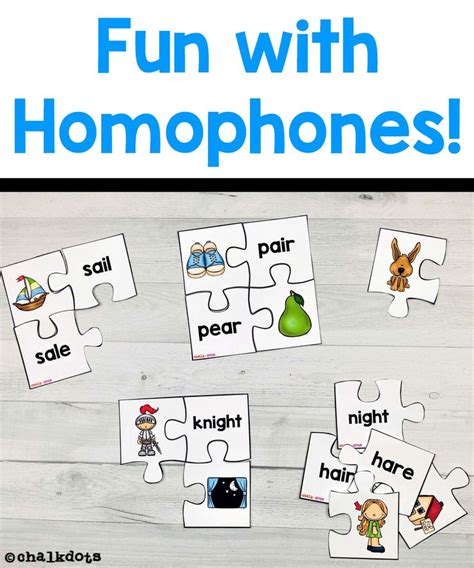 Homophone Activities In 2021 Homophones Activity First Grade