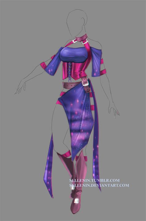 Outfit Adopt 33 Closed By Sellenin On Deviantart