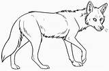 Coyote Drawing Kaylink Lineart Coloring Line Deviantart Cartoon Sketches sketch template