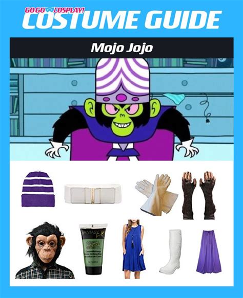 Mojo Jojo Costume Guide Go Go Cosplay Mojo Jojo Halloween Costumes