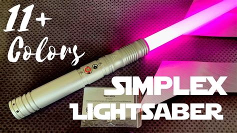 Simplex Star Wars Lightsaber from ARTSABERS ready for dueling - YouTube