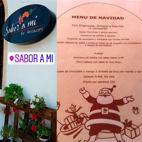 Restaurante Sabor A Mí Menu Empresas 2017 Já Xà