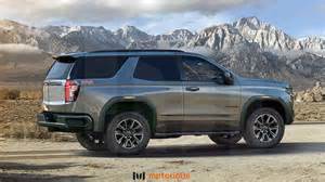2021 Chevy Tahoe Zr2 Render Envisions A Two Door Bronco Rival