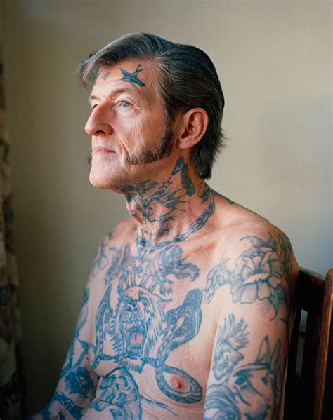 Badass Old Man With Tattoos