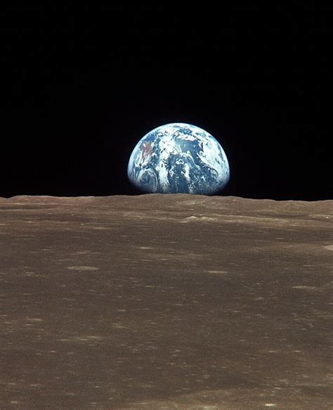 Apollo 11 View From The Moon Of Planet Earth Nasa 8x10 Photo Ebay