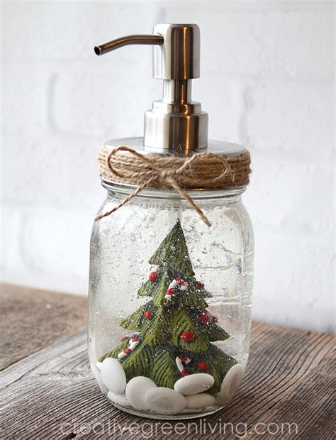 Make A Snow Globe Soap Pump Creative Green Living