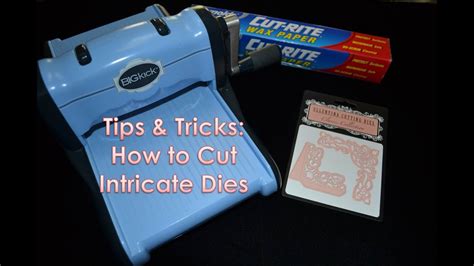 Tips And Tricks How To Cut Intricate Dies Youtube