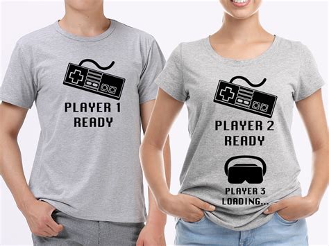 Player 1 And Player 2 Ready Player 3 Loading Pregnancy Etsy