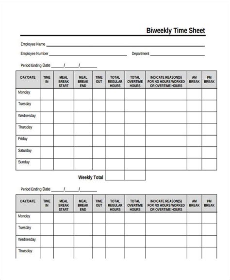timesheet templates  premium templates