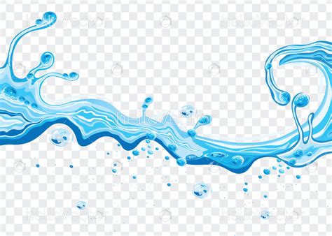 Realistic Water Splash On Transparent Background Download Graphics