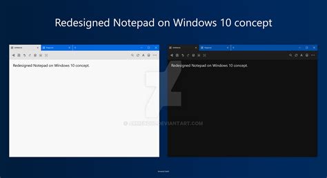 Redesinged Notepad App For Windows 10 Pc By Armend07 On Deviantart