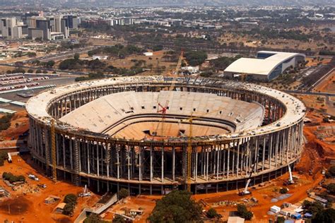 81 Das Obras Do Estádio Nacional De Brasília Mané Garrincha Estão