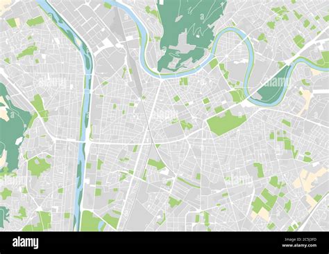 Vector City Map Of Grenoble France Stock Vector Image And Art Alamy