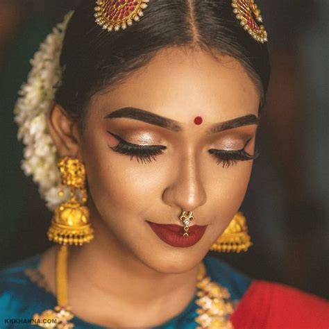 South Indian Bridal Makeup 20 Brides Who Totally Rocked This Look Wedmegood Bridal Makeup