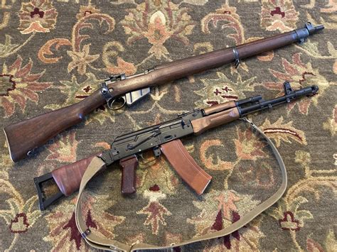 Old Foes Two Rivers Arms Aks 74n Clone And Bsa Shirley Lee Enfield