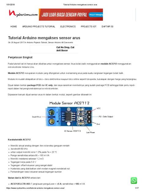 Tutorial Arduino Mengakses Sensor Arus Pdf