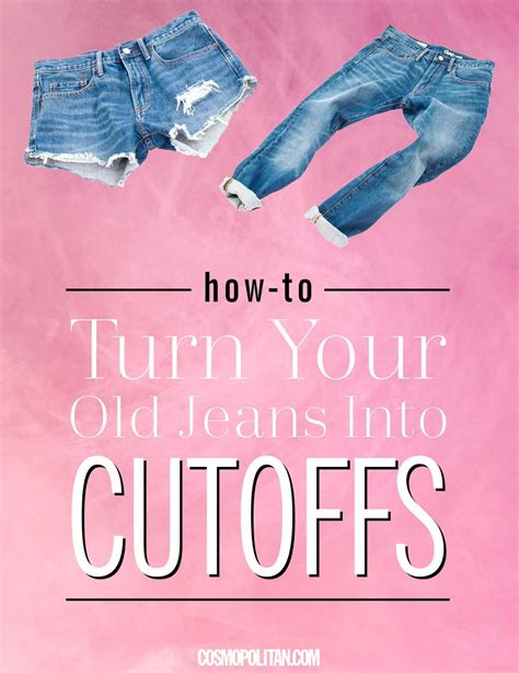 Turn Your Old Jeans Into Cute Cutoff Shorts In Just 5 Easy Steps Diy