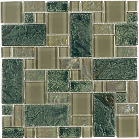 Maybe you would like to learn more about one of these? Shop Elida Ceramica Verdi Slate Glass Mosaic Square Indoor ...