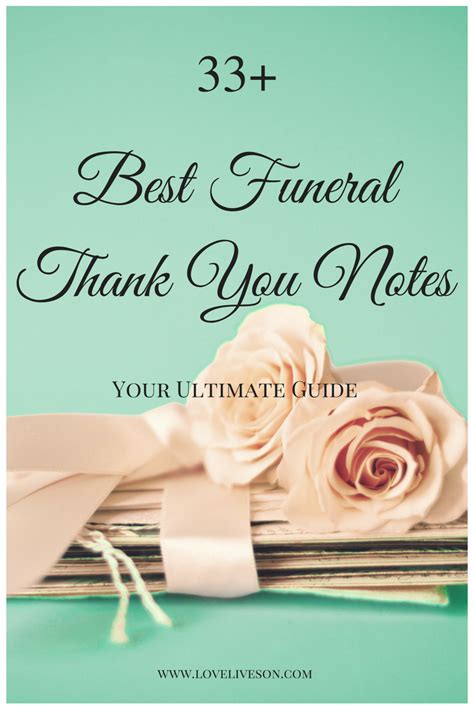 Wanting To Express Your Gratitude After A Funeral Of A Loved One But