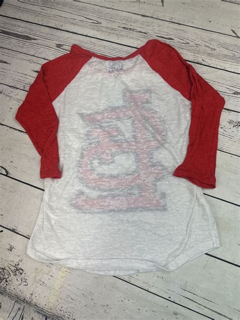 Touch By Alyssa Milano St Louis Cardinals Womens Size Xl T Shirt Thin Raglan Ebay