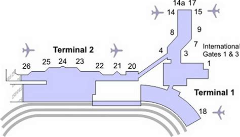 Airport Terminal Map Oakland Airport Terminal Map