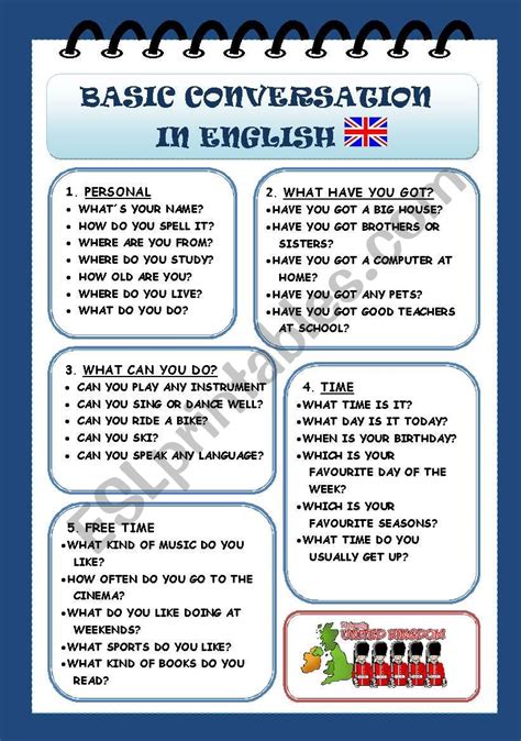 Basic Conversation In English Esl Worksheet By Rachelnoval