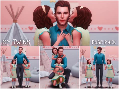 Twins Poses Sims 4 Katverse