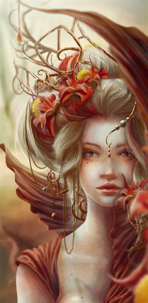 A Beautiful Fantasy Queen Wears Magical Jewelry In This Digital