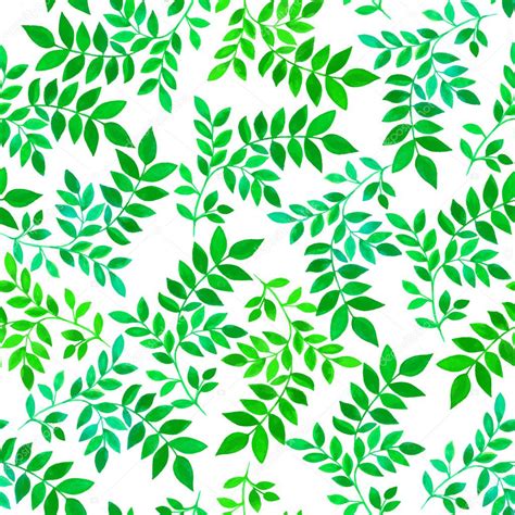 Maybe you would like to learn more about one of these? Floral seamless pattern with green leaves and branches on ...