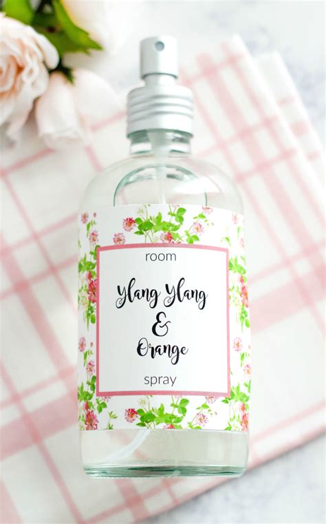 Guide on room essential oil spray dilution ratio. Ylang Ylang and Orange Room Spray | Recipe | Diy room ...