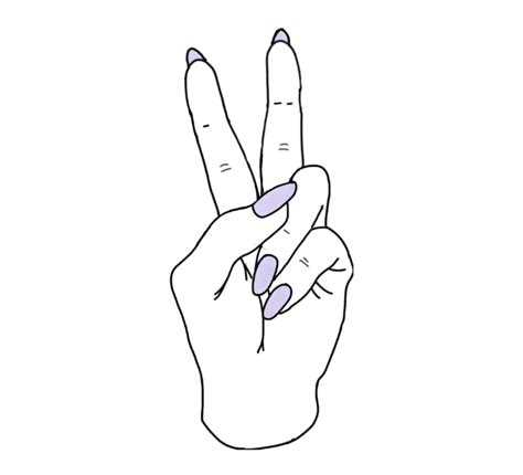 Peace On Earth Peace Sign Drawing Peace Sign Tattoos Hand Outline