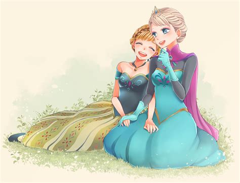 Anna And Elsa Princess Anna Fan Art 39434535 Fanpop