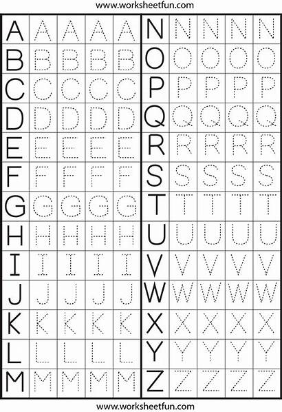 Tracing Alphabet Worksheets Letter Worksheet Printable Letters
