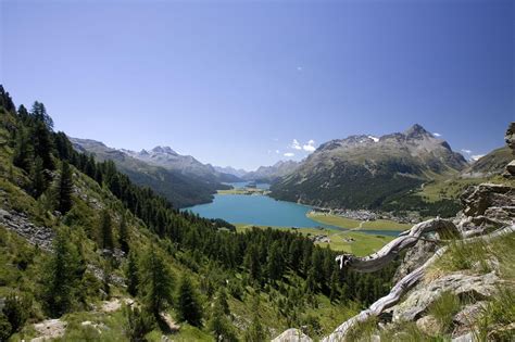 Jezero Saint Moritz Engadin