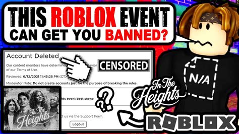 Roblox Event Experience Gone Wrong Banned Youtube