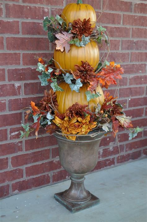 I'm so excited to share this pumpkin topiary, made from michaels craft products. The Autocrat: Pumpkin Topiary | Fall topiaries, Fall ...