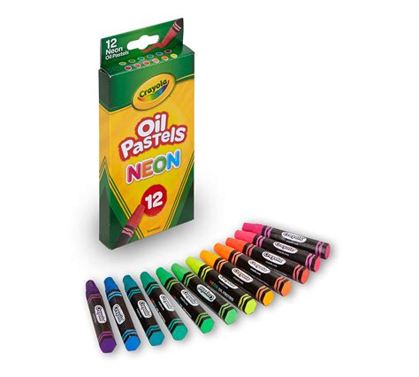 Crayola Neon Oil Pastels 12 Count Crayola