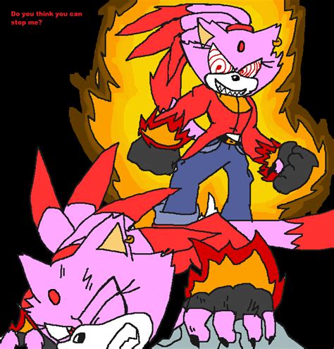 Blaze Vs Fleetway Coloured By Weresilvaze On Deviantart