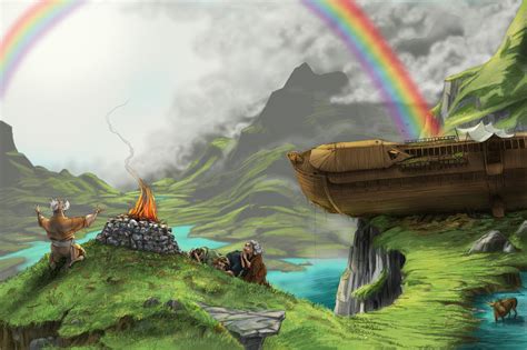 Whats In A Rainbow The Promise Of Noah And His Ark