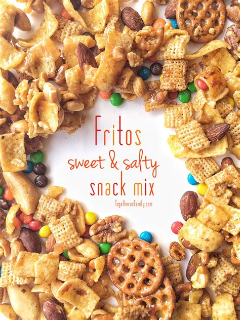Fritos Sweet N Salty Snack Mix Recipe Snack Mix Recipes Salty