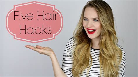 5 Easy Hair Hacks Youtube