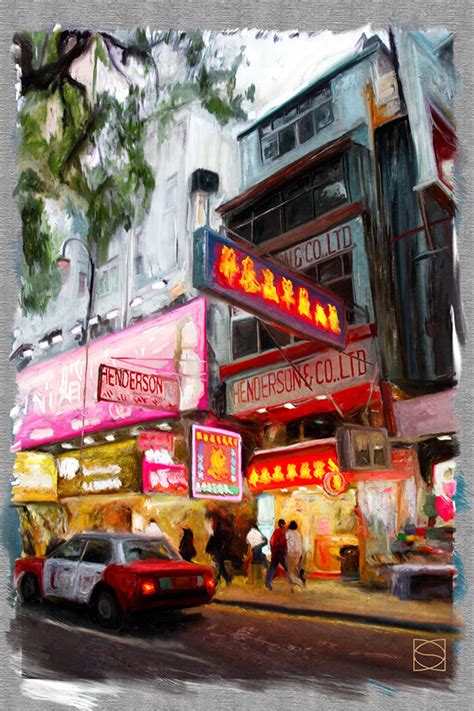 Paintings of Hong Kong on Behance