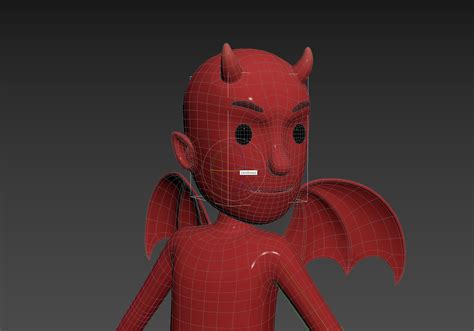 Character150 Rigged Devil 3d Model Rigged Cgtrader