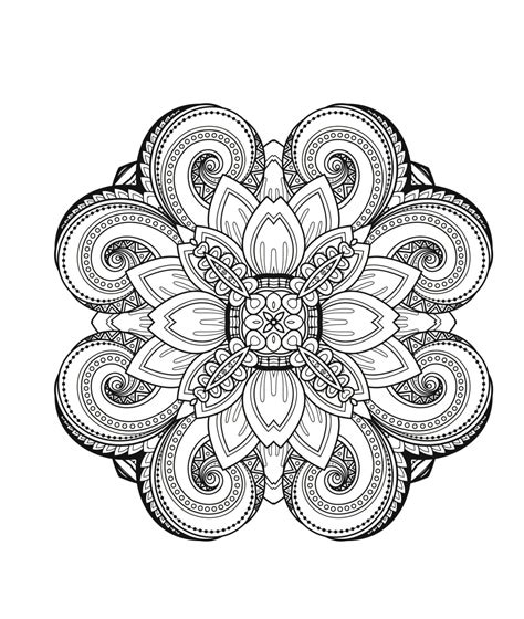 Mandala Sea Breeze Coloring Pages For You