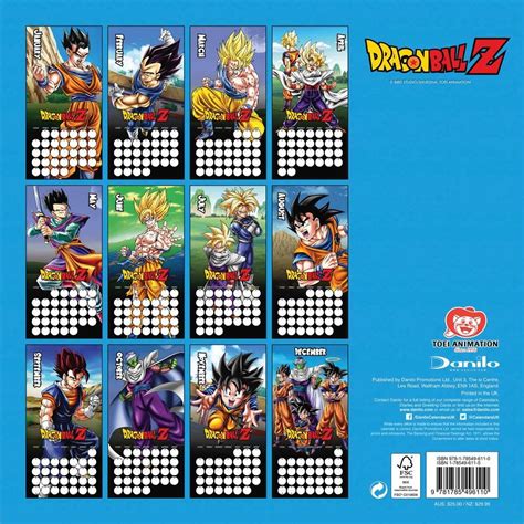 He is also known for his design work on video games such as dragon quest, chrono trigger, tobal no. Dragon Ball Z - Calendars 2021 on UKposters/EuroPosters