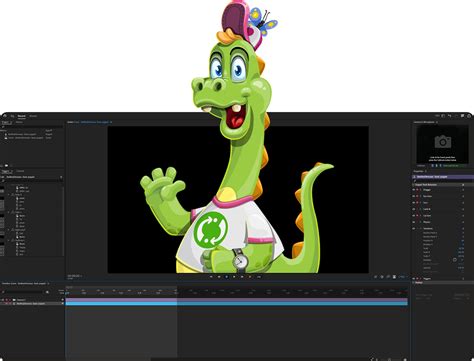 Funny Dinosaur Character Animator Puppet Graphicmama