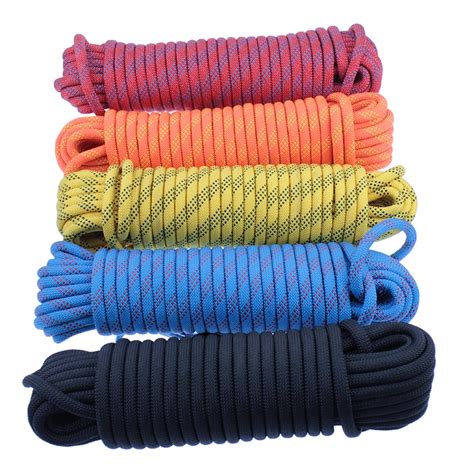Professional 20m Outdoor Rock Climbing Rope High Strength Cord Safety