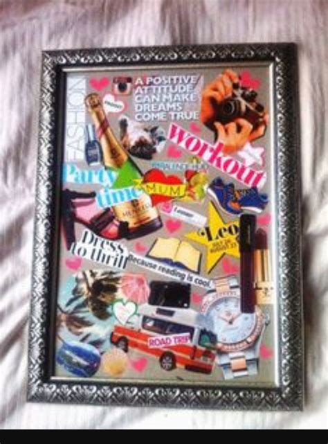 3D small vision board picture frames | Vision board party, Vision board diy, Vision board pictures